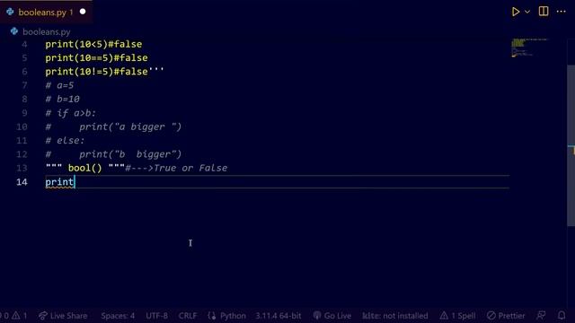 Python Boolean and bool() method смотреть онлайн