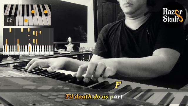 Til Death Do Us Part (White Lion) - Piano/Keyboard Tutorial/How to play/Karaoke - Chords & Lyrics смотреть онлайн