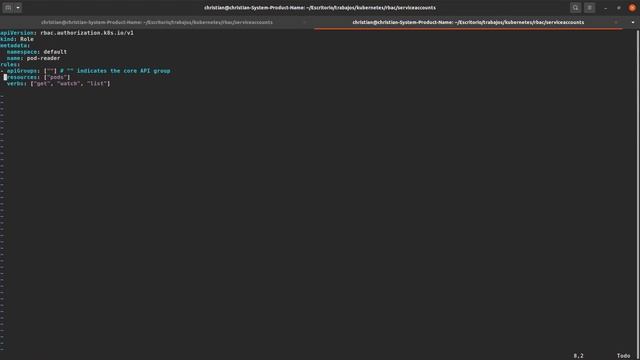 Kubernetes RBAC (service accounts) parte 3 смотреть онлайн