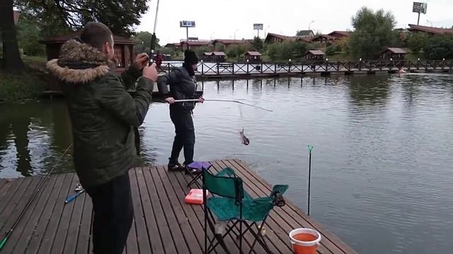 Рыбалка в Видной Усадьбе!! смотреть онлайн