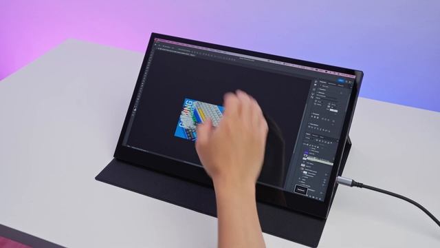 The BEST PORTABLE Monitor for Mac and PC - Intehill 17.3 4K Touchscreen Display смотреть онлайн