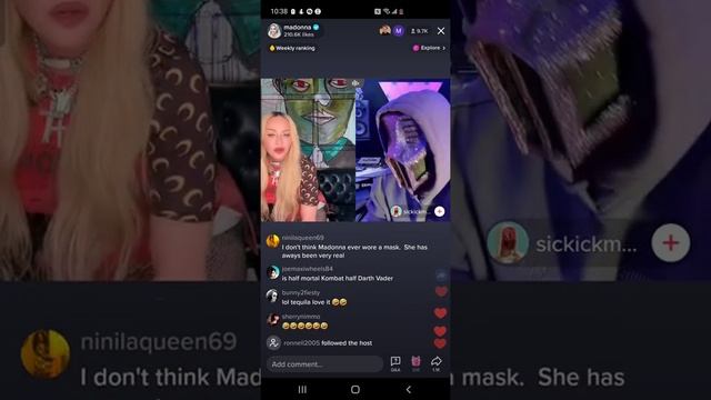 Madonna - TikTok Live from Thursday, May 19th, 2022 смотреть онлайн