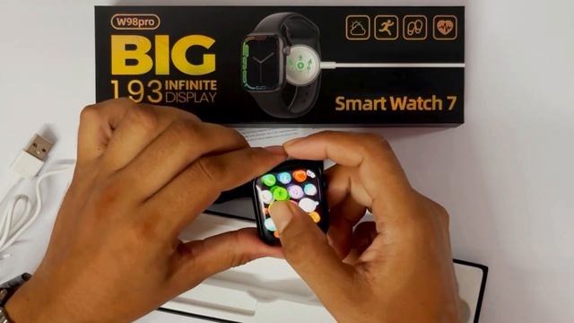 W98 pro smart watch | waterproof 1.93 big infinite display | calling smart watch series 7 смотреть онлайн