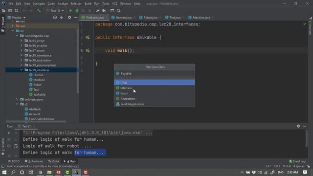 Lec20 - Interfaces in Java смотреть онлайн