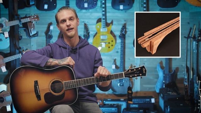 CORT GOLD D8 - ШИКАРНАЯ ГИТАРА ИЗ МАССИВА! смотреть онлайн