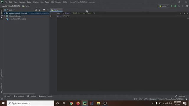 Python Tutorial | Input Mini Project in | #python смотреть онлайн