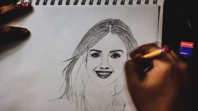 Drawing Jessica Alba Pencil Sketch смотреть онлайн