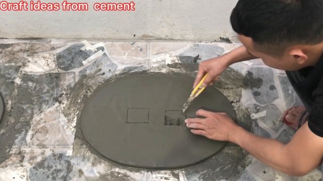 Easy Way To Make A Cement Coffee Table - DIY Coffee Table With Cement - Cement Craft Ideas смотреть онлайн