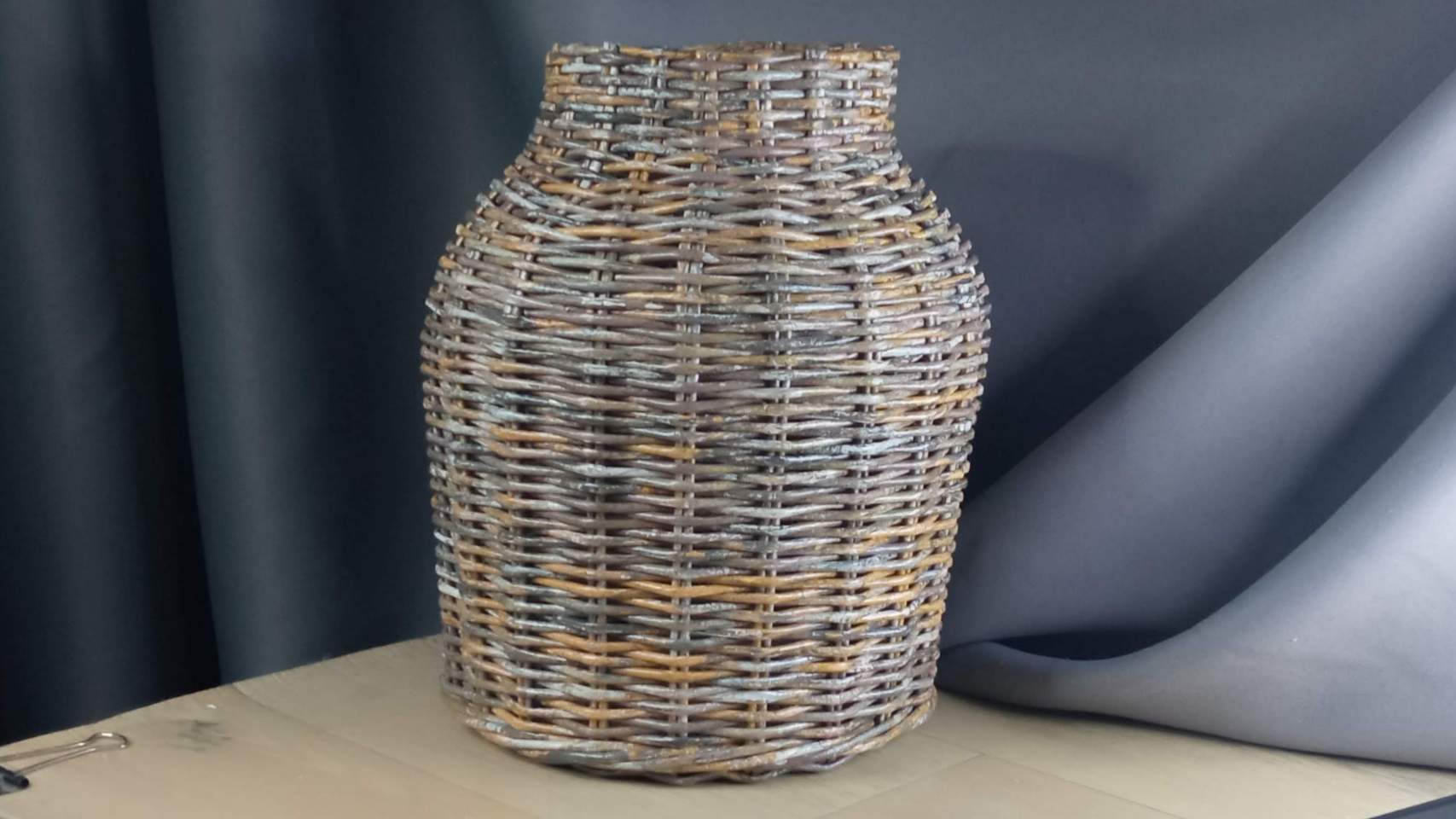 МК. Подставка для столовых приборов из бумажной лозы. Часть 1. #108(1) смотреть онлайн