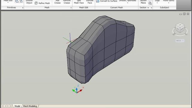Demostración AutoCAD 2010- Modelo cámara malla смотреть онлайн