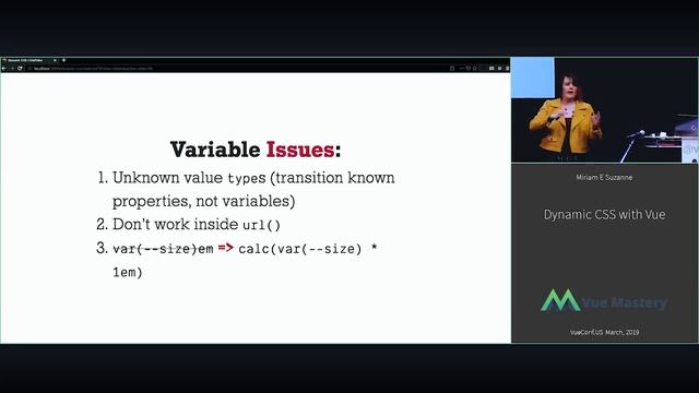 VUECONF US 2019 | Dynamic CSS with Vue with Miriam E Suzanne смотреть онлайн