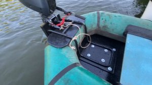 Резиновая лодка с мотором . Своими руками.