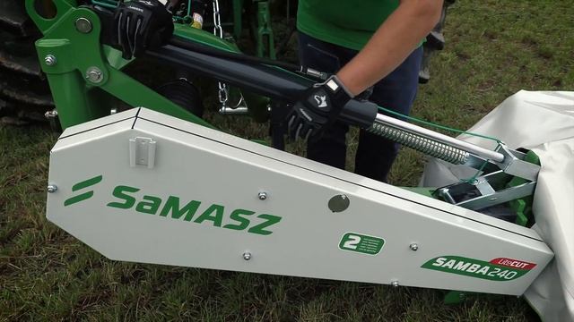 How to set up SaMASZ Samba 240 disc mower? смотреть онлайн