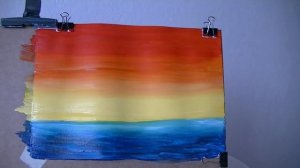 Правополушарное рисование. Рисуем закат на море легко и быстро