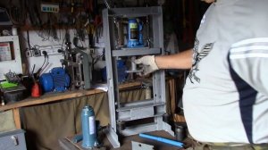 гидравлический пресс из домкрата 3-6 тонн своими руками