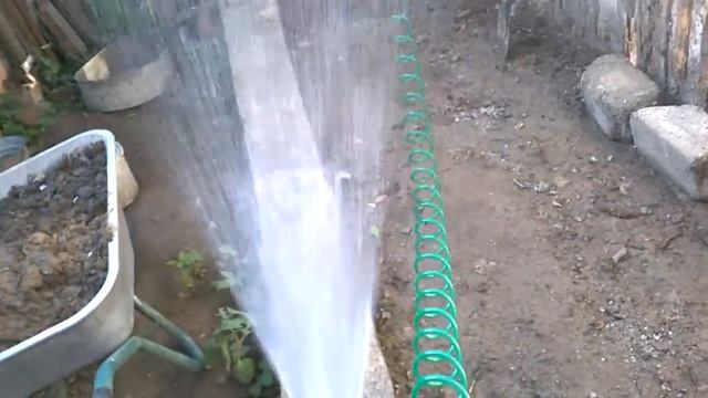 Поливочный пистолет шланг спиральный Intertool смотреть онлайн