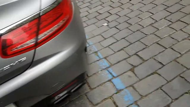 2015 silver mat Mercedes AMG S 63 Coupé C217 v8 biturbo 585 ch in Prague Czech Republic смотреть онлайн