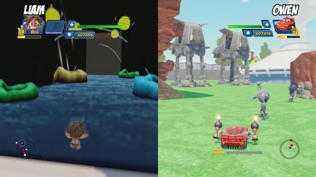 Pixar Disney Infinity 3.0 Toy Box Fun Gameplay смотреть онлайн