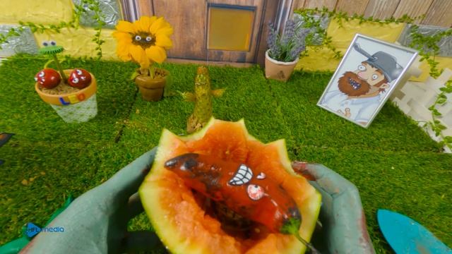ASMR Mukbang Food: Eating Plants Vs Zombie Real Life (No Talking) смотреть онлайн