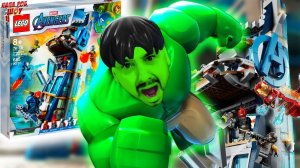 ПАПА РОБ И МСТИТЕЛИ: БАШНЯ LEGO MARVEL! КАПИТАН АМЕРИКА VS КРАСНЫЙ ЧЕРЕП - СУПЕРГЕРОИ МАРВЕЛ!