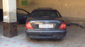 Мерседес 220 выхлоп