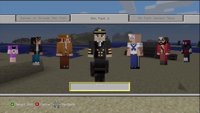 Minecraft Xbox 360 Update - August 24th 2012 - New Skin Pack 2 DLC. смотреть онлайн