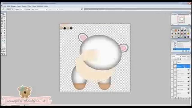 Desenhando no Photoshop cs2 - curso online - demonstração смотреть онлайн