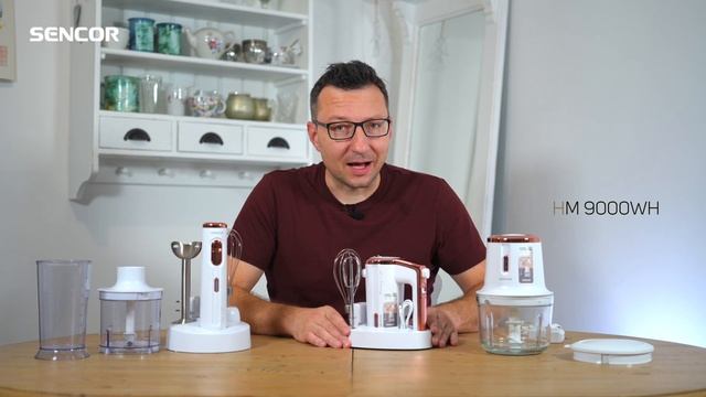 Unboxing Aku tyčového mixéru Sencor SHB 9000WH смотреть онлайн