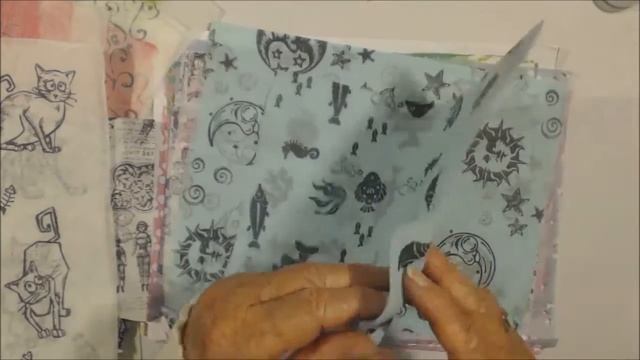Stamped Tissue paper or Painted Paper Swap смотреть онлайн