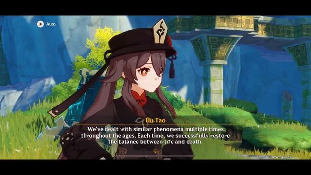 GENSHIN IMPACT Hutao Story Quest Cutscenes (Japanese Dub English Sub)