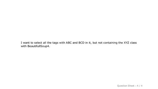 HTML : BeautifulSoup: find Class names: AND + NOT смотреть онлайн