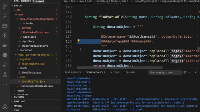 Create Java Domain Object from JSON Documents смотреть онлайн