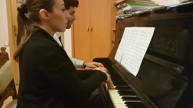 Henry Mancini - The Pink Panther (Four Hands Piano Cover) смотреть онлайн