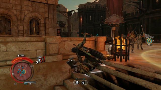 SHADOW OF WAR - UNIQUE DEFILER OVERLORD COMMANDER DIFFICULTY NEMESIS IN DESERT смотреть онлайн