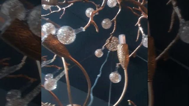 Bijout Round в цвете "Темно-коричневое золото" и стеклом ручной работы с золотым порошком внутри. смотреть онлайн