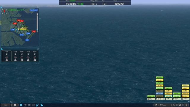 ATC4 | RJTT2 | 10:00 - 11:00 Southbound wind смотреть онлайн