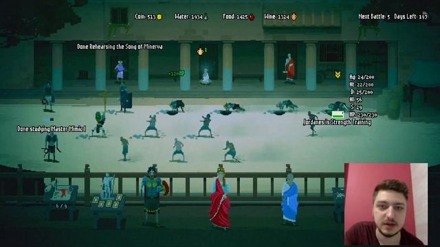 Одна из любимых игр - менеджер гладиаторов древнего Рима игра DOMINA смотреть онлайн