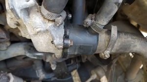 Прокладка термостата на герметик