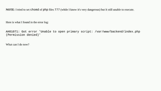 How to enable executing php files in Fedora Apache? смотреть онлайн