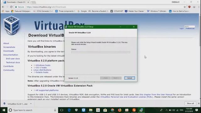 How to download Oracle VM VirtualBox on window10Pro 2018 !!! смотреть онлайн