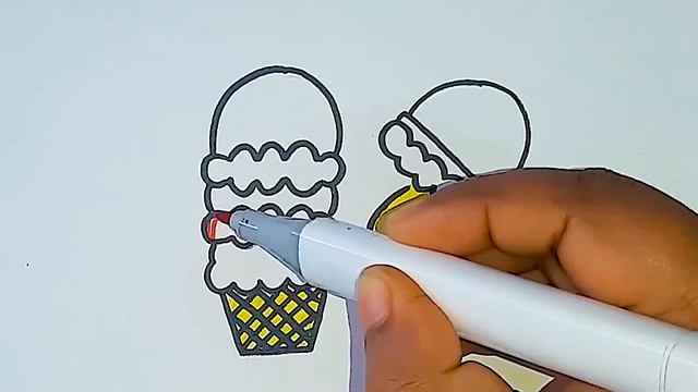 как нарисовать мороженое карандашом поэтапно | how to draw ice cream step by step смотреть онлайн