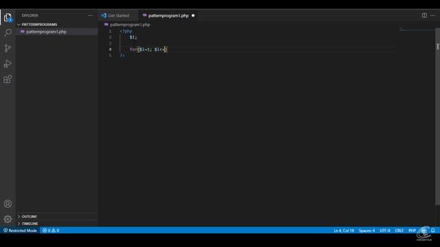 PHP Pattern | Pattern 1 | Code Edit Play смотреть онлайн