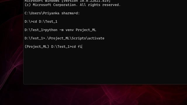 Create Virtual Environment Python | Activate Virtual Environment смотреть онлайн