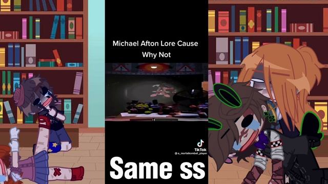 Aftons react to Michael afton|repost| ft aftons|credits there| смотреть онлайн