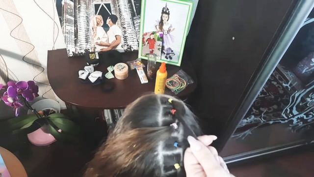 Причёска с резинками/ летняя причёска для девочек смотреть онлайн