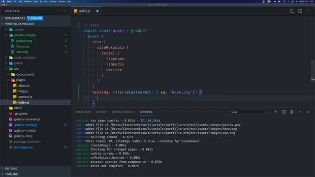 Gatsby JS Course: 9. Using images in Gatsby смотреть онлайн