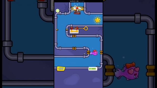 Сохрани мою рыбку / Save My Fish уровень 37 или Бешеная Гупешка )) Логическая головоломка смотреть онлайн
