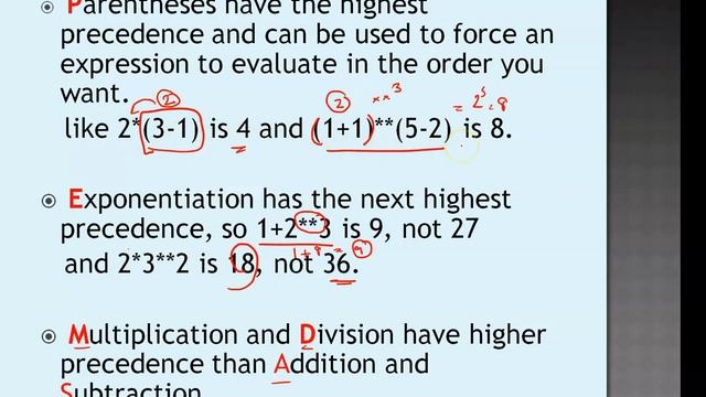 Python | Precedence of Operation | Order of Operation | PEMDAS смотреть онлайн