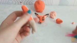 Лепим из пластилина лиса Ник Уайлда героя мультфильма  "Зверополис" (Zootopia) | Sofit Sun