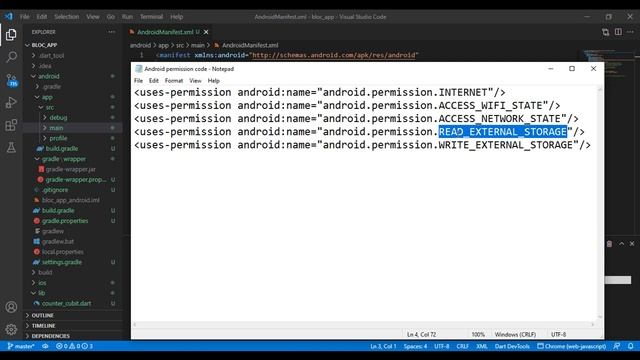 Flutter internet wifi internal storage read right permission flutter tutorial смотреть онлайн